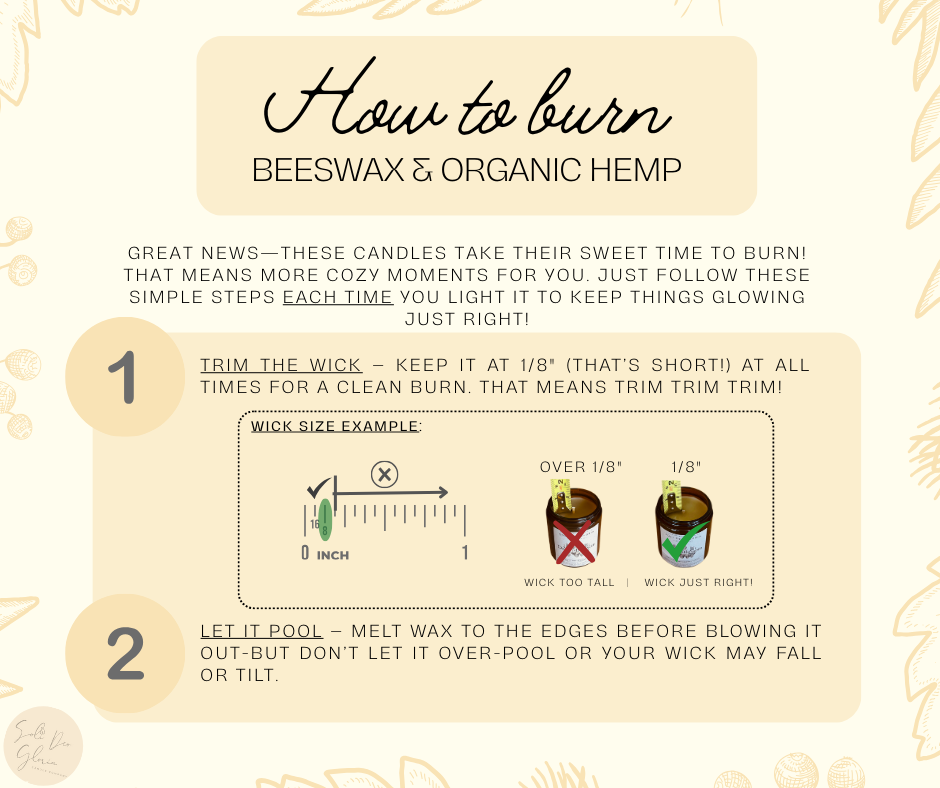 Soothe & Clear | Sinus Relief Beeswax Candle