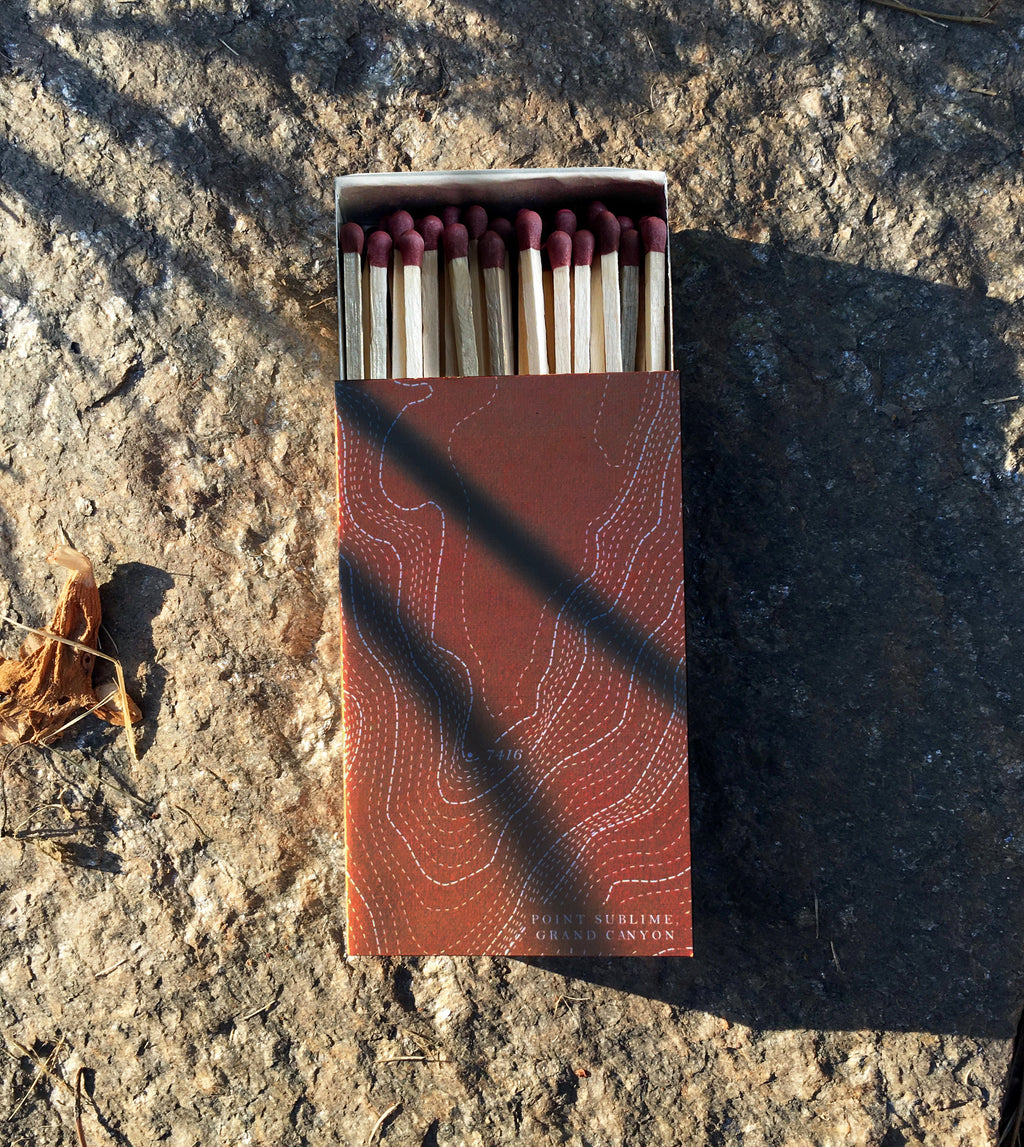 Topography Map Large Matchbox
