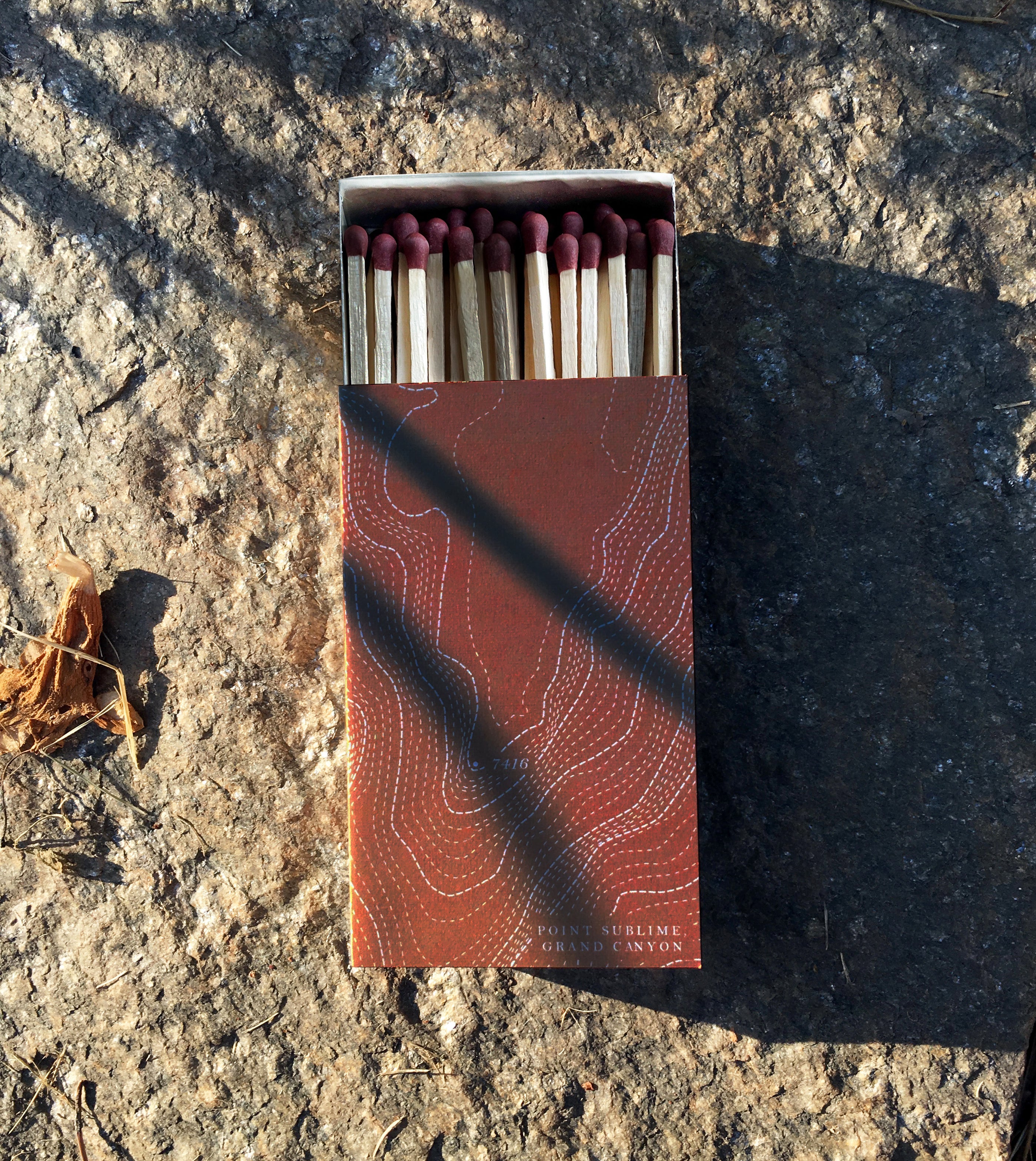 Topography Map Large Matchbox
