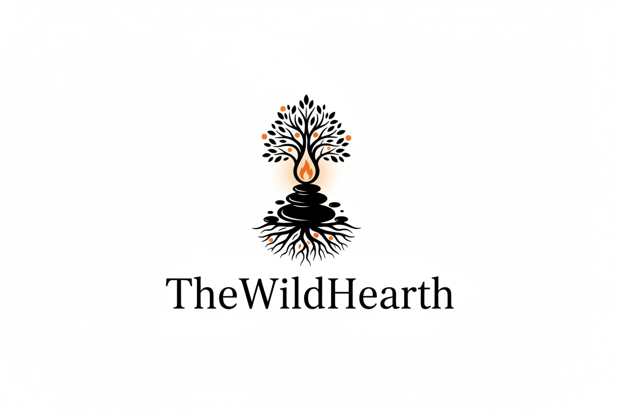 TheWildHearth Logo - Refined with Acorns